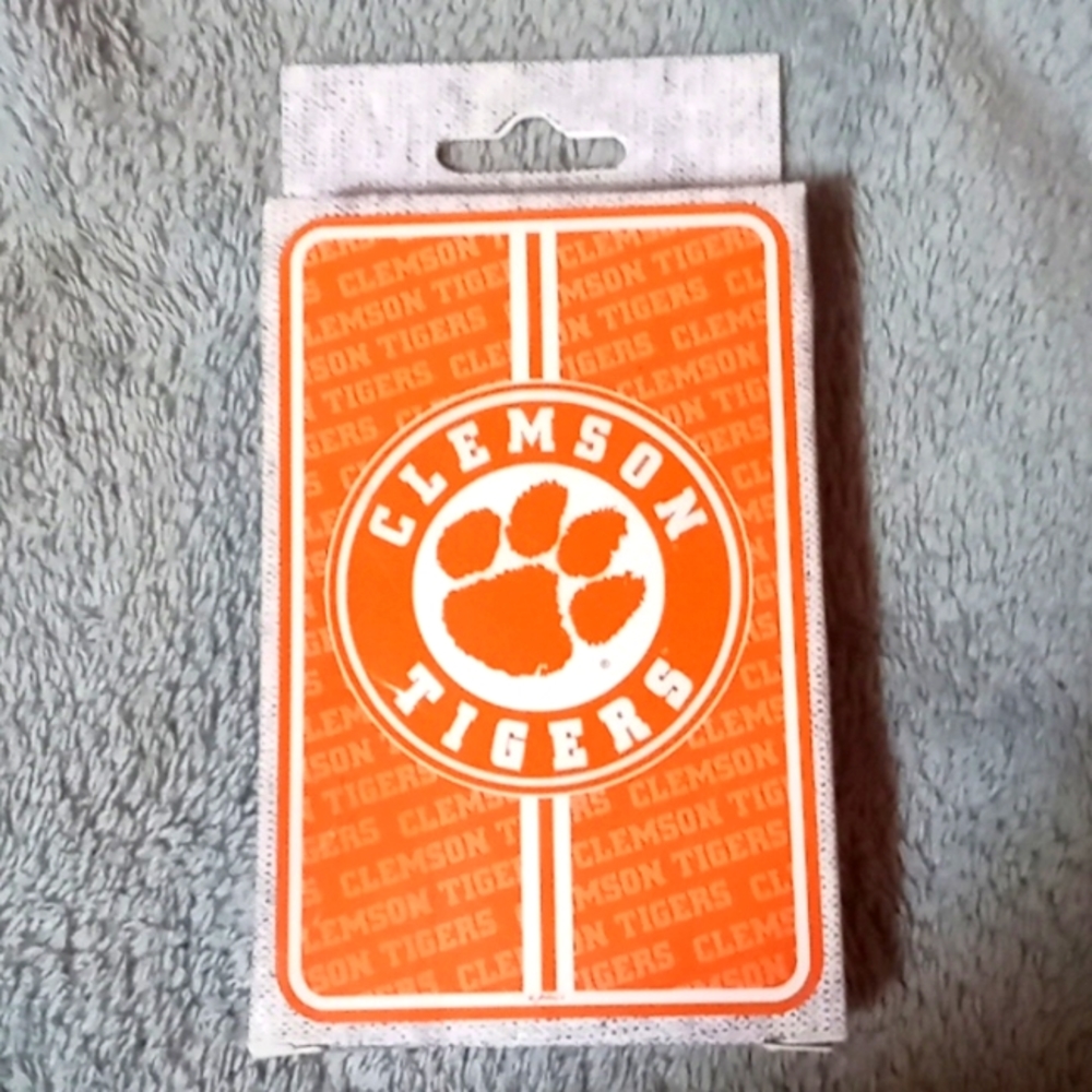 2013 Jenkins Enterprises Game Day Outfitters Clemson Tigers Playing Cards NIB